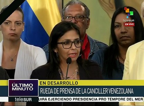Canciller Venezolana denuncia violaciones al marco legal del Mercosur