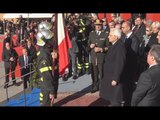 Roma - Vigili del Fuoco, Mattarella conferisce tre medaglie d'oro (02.12.16)