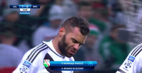 Nemanja Nikolić  Goal - Legia Warsaw 1 - 0	Plock 02.11.2016 HD