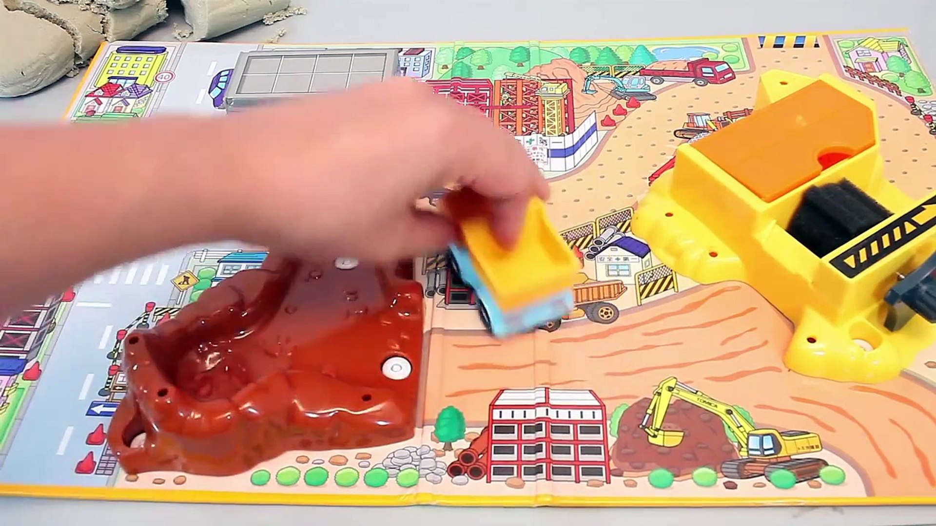 ⁣☆ Tayo Die Kleine Bus Sand Spielen Disney Cars Englisch Lernen, Zahlen, Farben, Spielzeug, Überrasch