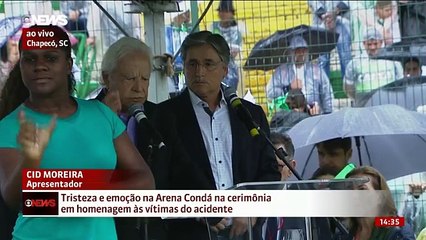 Palavras de Cid Moreira no velório que comove o Brasil.