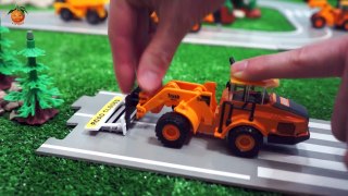 Camiones de Construcción para Niños en español - Excavadora, Tractor - Juego de Construcción Carros