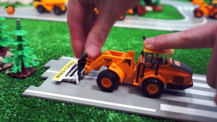 Camiones de Construcción para Niños en español - Excavadora, Tractor - Juego de Construcción Carros