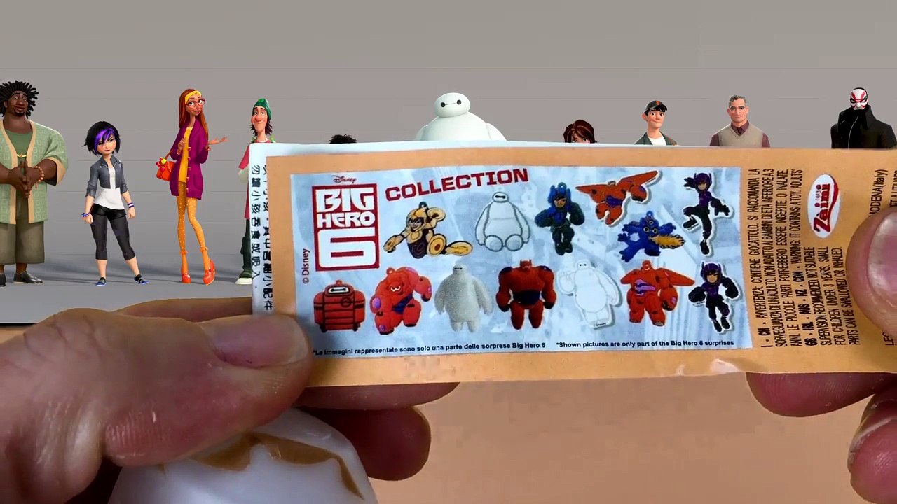 Huevos sorpresa de Big hero 6 | Huevos sorpresa de los Grandes Héroes de la película de Disney.