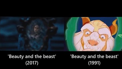 ‘Beauty and the beast’ 1991 vs 2017