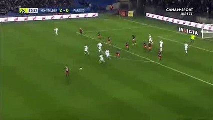 Ryad Boudebouz Goal HD - Montpellier 3 - 0	 PSG 03.12.2016