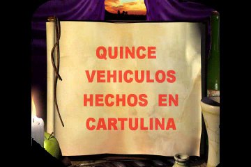 VOLTRON VEHICULOS HECHO EN CARTULINA