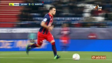 Ivan Santini 2nd Goal HD - Caen 2-1 Dijon - 02.12.2016 HD