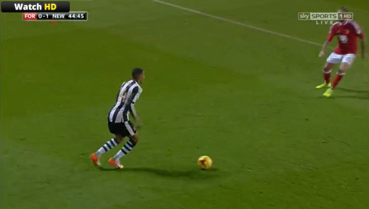 Matt Ritchie Goal - Nottingham Forest 0-1 Newcastle United (2-12-2016)