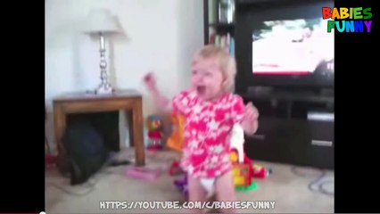 Cute Babies Happy When Daddy Comes Home