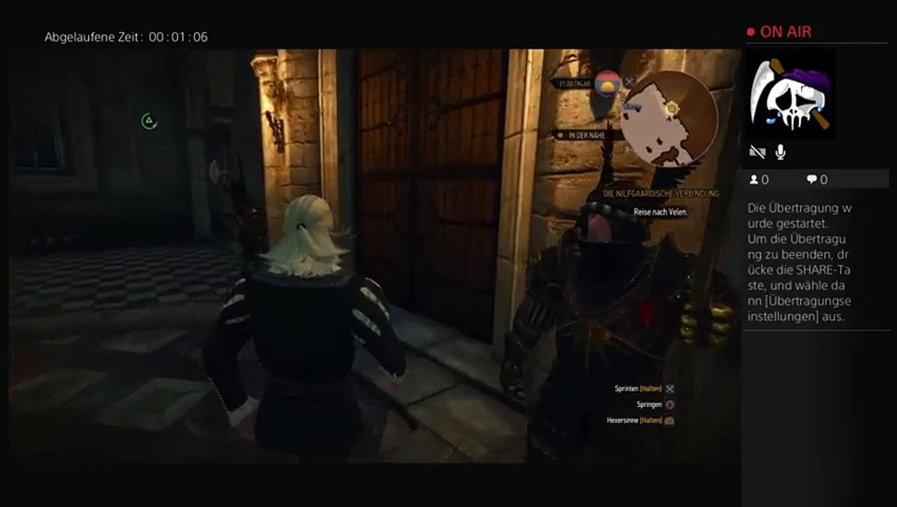 PS4-Live the witcher 3