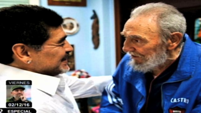 Maradona llega a Cuba participar en el tributo a Fidel Castro