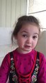 Adorable girl refuses to eat meat because she likes animals