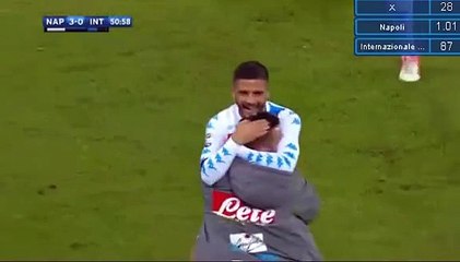Lorenzo Insigne Goal - Napoli 3-0 Inter 12.02.2016
