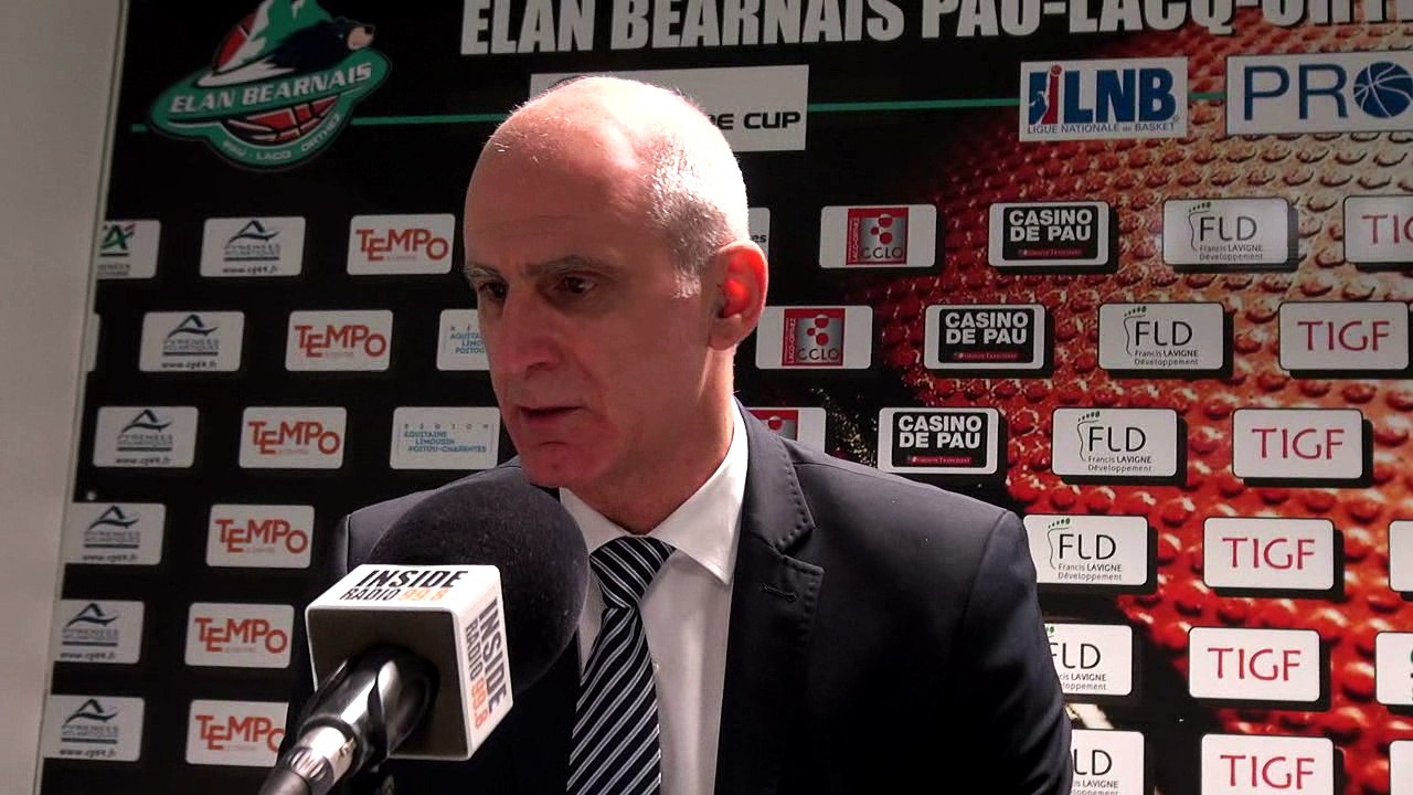 Nikola Antic après Elan Béarnais - Châlons/Reims : "Pour gagner à l'extérieur, il fallait avoir un peu plus de lucidité"