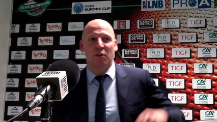 Eric Bartecheky après Elan Béarnais - Châlons/Reims : "On a été en difficulté mais on n'a pas lâché"