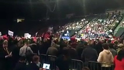 LOCK HER UP Chants at Donald Trump Thank You Tour - Rally in Cincinnati