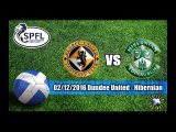Dundee United vs Hibernian 1-0 Highlights Scottish Championship  02-12-2016