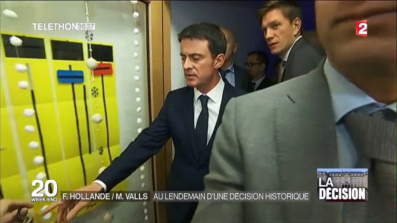 Manuel Valls rend hommage à François Hollande