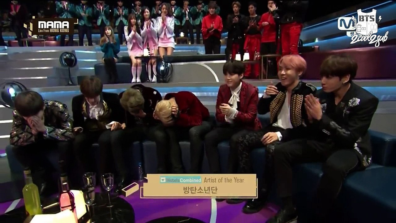 [CUT] 161202 2016 MAMA Artist of The Year Daesang: BTS (VOSTFR)