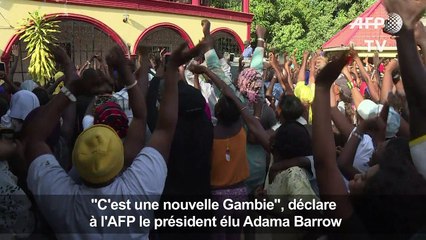 Adama Barrow à l'AFP : "C'est une nouvelle Gambie"