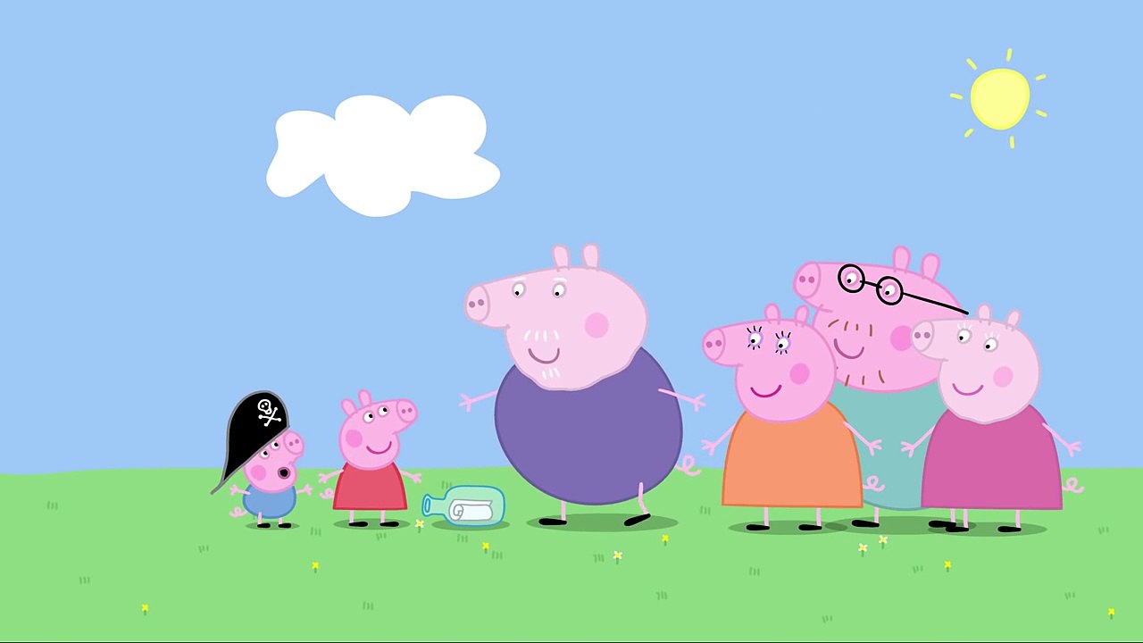 Peppa Pig Message in a bottle (clip)