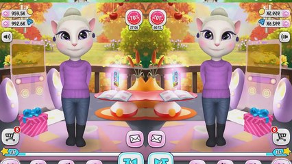 My Talking Angela Great Makeover / Cartoon Games Kids TV
