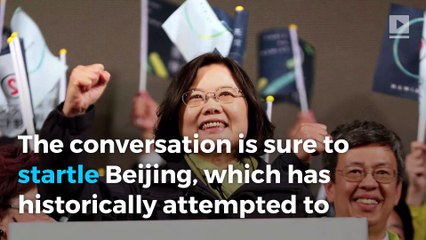 Trump breaks decades of US policy by speaking with Taiwan president
