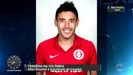Lateral Alan Ruschel é transferido de hospital; boliviano recebe alta
