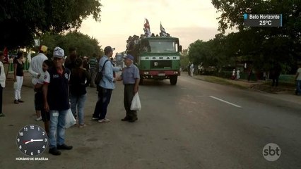 Cinzas de Fidel Castro cruzam Cuba para as últimas homenagens