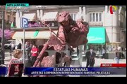 Impresionantes estatuas vivientes que dejan boquiabiertos a miles de personas