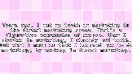 Testing in Marketing