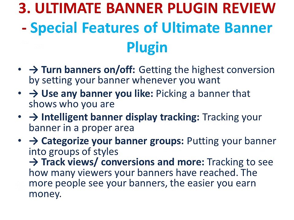 ultimate banner plugin review