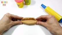 Play doh food cooking - Play doh hot dog - Play doh videos - How to make hot dog