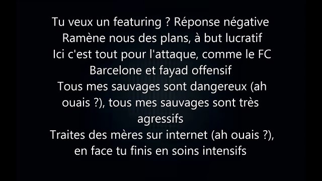Kalash Criminel - Sale sonorité [ Paroles ]