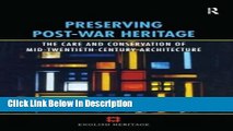 PDF Preserving Post War Heritage Epub Full Book