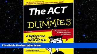 FAVORIT BOOK The ACT For Dummies Michelle Rose Gilman BOOOK ONLINE