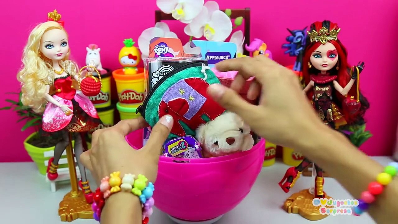 Huevo Sorpresa Gigante de Rosabella Beauty de Ever After High en Español de Plastilina Play Doh