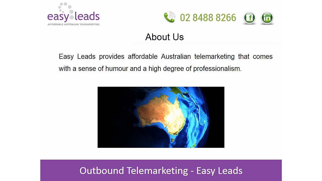 Outbound Telemarketing - Easy Leads