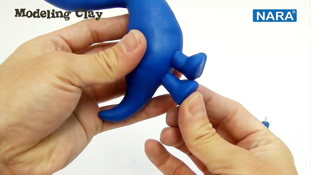 Dinosaure en pâte à modeler