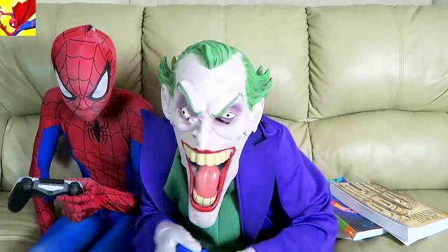 el hombre araña Joker veneno, dedo familia - canción dedo papá, elsa congelada