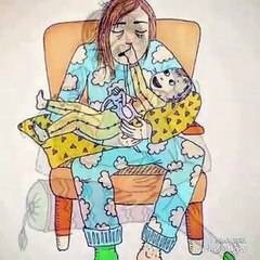 Life of the mother with the children is not easy