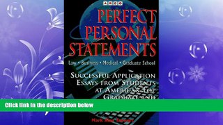 FAVORIT BOOK Perfect Personal Statements Arco BOOOK ONLINE