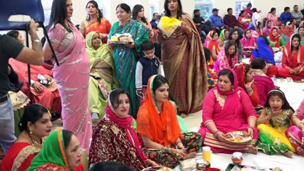 KARVA CHAUTH CELEBRATIONS AT BHARTYIA CULTURAL SOCIETY OF ALBERTA EDMONTON