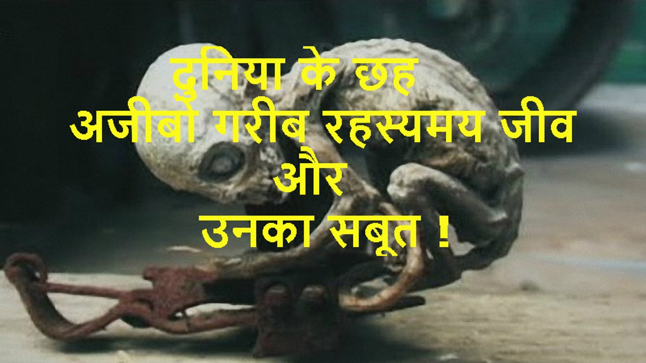 (Myth Channel) दुनिया के छह अजीबो गरीब रहस्यमय जीव और उनका सबूत ! Mysterious Creature of earth