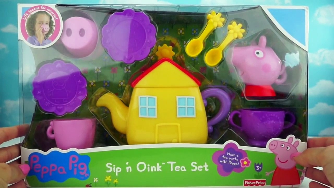 Fiesta de Te con Peppa Pig de Plastilina y Galletas de PLAY DOH - Juguetes de Peppa