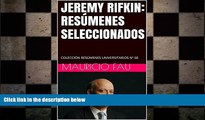 FAVORIT BOOK JEREMY RIFKIN: RESÃšMENES SELECCIONADOS: COLECCIÃ“N RESÃšMENES UNIVERSITARIOS NÂº 68