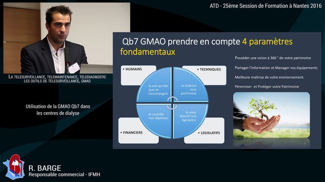 9 - Utilisation de la GMAO BQ7 dans les centres de dialyse - 25ème Session de Formation à Nantes
