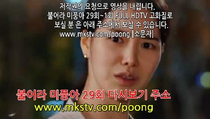 불어라 미풍아 29회 HDTV 161203 재방송 FULL 다시보기 불아라미풍아 29화 E 29