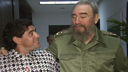 Maradona se siente cubano al llegar a Cuba para funeral de Fidel